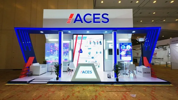 ACES stand 3D design render