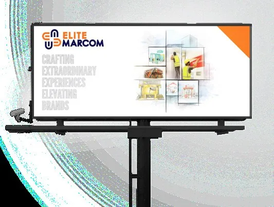 75-inch professional display on a freestanding mount